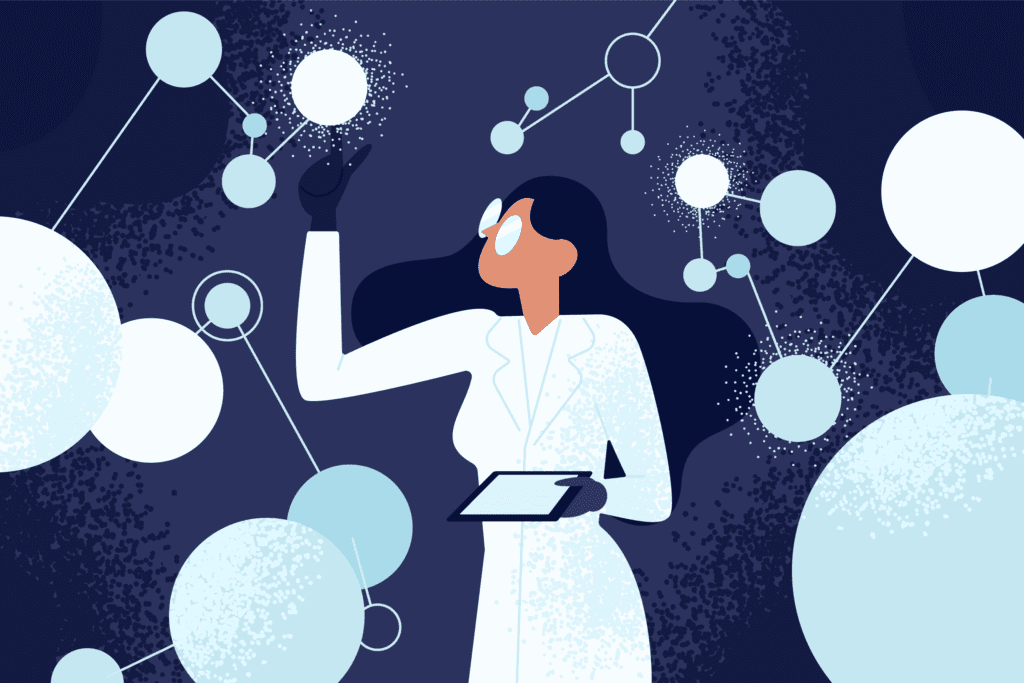 An illustration demonstrating effective information design for scientists.